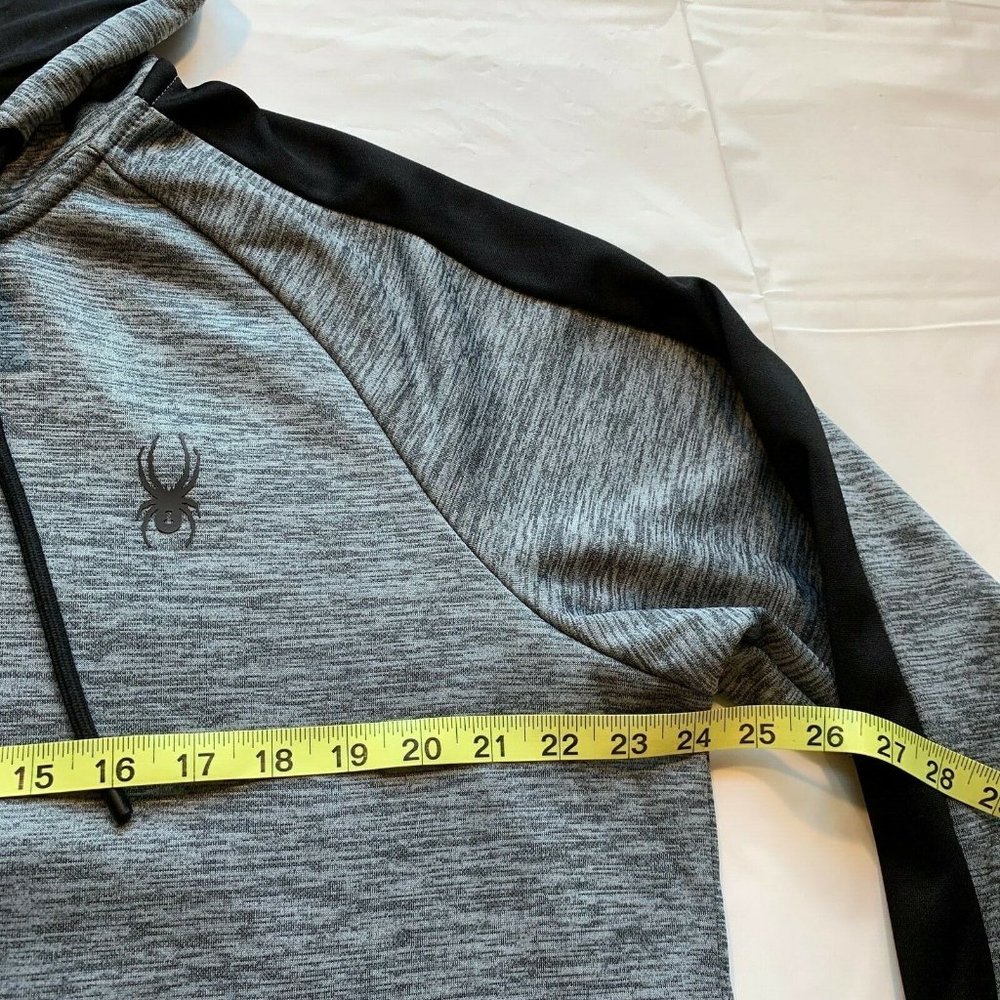 NWT Spyder Active Hoodie Sweatshirt Pullover Mens Large ProWEB Zip Fleece‎ Lined - Picture 11 of 12